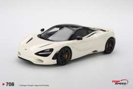 McLaren  - 750S Base 2025 white - 1:18 - Top Speed - TS0708 - TS0708 | Toms Modelautos