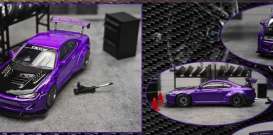 Nissan  - S15  purple - 1:64 - Focal Horizon  - FH001 - FH001 | Toms Modelautos