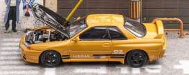 Nissan  - GTR-R32 yellow - 1:64 - Focal Horizon  - FH014 - FH014 | Toms Modelautos