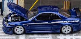 Nissan  - GTR-400 blue - 1:64 - Focal Horizon  - FH020 - FH020 | Toms Modelautos