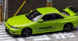 Nissan  - GTR-R33 green - 1:64 - Focal Horizon  - FH023 - FH023 | Toms Modelautos