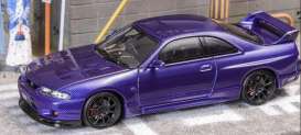 Nissan  - GTR-R33 purple - 1:64 - Focal Horizon  - FH026 - FH026 | Toms Modelautos