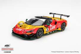 Ferrari  - 296 GT3 2025 yellow/red - 1:18 - BBR - CS18018 - BBRCS18018 | Toms Modelautos