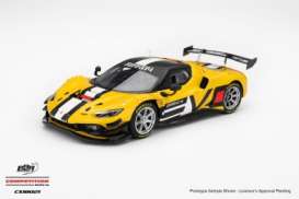 Ferrari  - 296 GT3EVO 2025 yellow/black - 1:18 - BBR - CS18021 - BBRCS18021 | Toms Modelautos