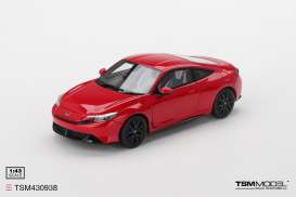 Honda  - Prelude 2025 red - 1:43 - TrueScale - TSM430938 - TSM430938 | Toms Modelautos