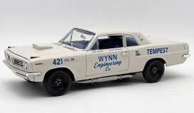 Pontiac  - Tempest 1963 white/blue - 1:18 - Acme Diecast - A1805903 - acme1805903 | Toms Modelautos