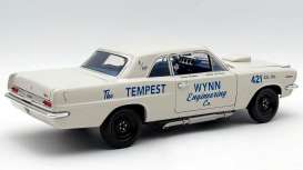 Pontiac  - Tempest 1963 white/blue - 1:18 - Acme Diecast - A1805903 - acme1805903 | Toms Modelautos