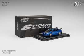 Honda  - Civic blue - 1:64 - Microturbo - MT6411B2 - MT6411B2 | Toms Modelautos