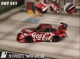 Porsche  - RWB 993 red - 1:64 - Street Weapon - STW172 - STW172 | Toms Modelautos