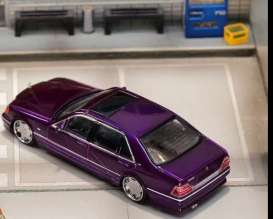 Mercedes Benz  - W140 purple - 1:64 - Street Weapon - STW179 - STW179 | Toms Modelautos
