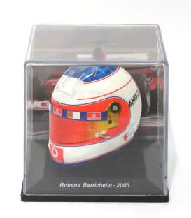 Helmet  - 2003 white/red - 1:5 - Magazine Models - HELFE15 - HELFE15 | Toms Modelautos