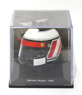 Helmet  - 1994 white/red/black - 1:5 - Magazine Models - HELFE17 - HELFE17 | Toms Modelautos