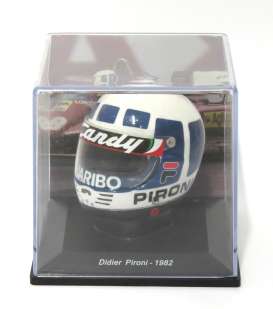 Helmet  - 1982 white/blue - 1:5 - Magazine Models - HELFE23 - HELFE23 | Toms Modelautos