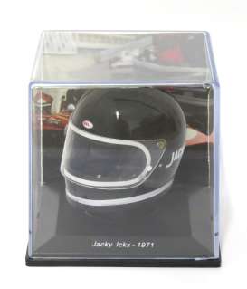 Helmet  - 1971 black/white - 1:5 - Magazine Models - HELFE27 - HELFE27 | Toms Modelautos