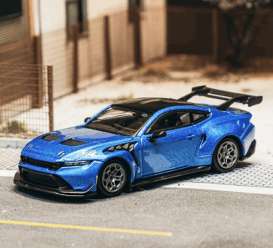 Ford  - Mustang blue - 1:64 - Tarmac - T64G-086-BL - TC-T64G-086-BL | Toms Modelautos