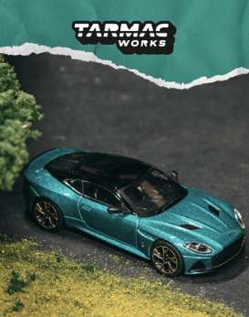 Aston Martin  - DBS Superleggera green metallic - 1:64 - Tarmac - T64G-004-GR - TC-T64G-004-GR | Toms Modelautos