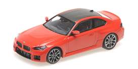 BMW  - M2 2023 red metallic - 1:43 - Minichamps - 410023120 - mc410023120 | Toms Modelautos