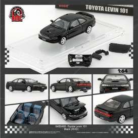 Toyota  - Levin 101 black - 1:64 - BM Creations - 64B0490 - BM64B0490 | Toms Modelautos