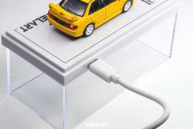 Mitsubishi  - EVO 3 yellow - 1:64 - Whelart - H-003A - WAH-003A | Toms Modelautos