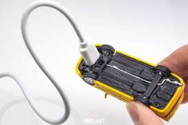 Mitsubishi  - EVO 3 yellow - 1:64 - Whelart - H-003A - WAH-003A | Toms Modelautos