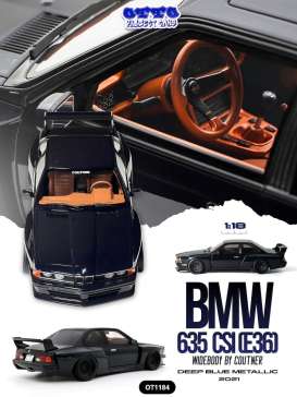 BMW  - 635 CSI 2021 deep blue metallic - 1:18 - OttOmobile Miniatures - OT1184 - OT1184 | Toms Modelautos