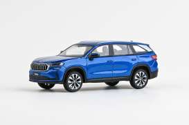 Skoda  - Kodiaq II 2023 blue metallic - 1:43 - Abrex - 143AB-045KD - ab143AB-045KD | Toms Modelautos