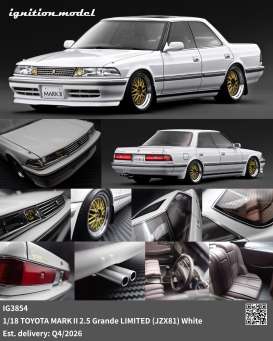 Toyota  - Mark II white - 1:18 - Ignition - IG3854 - IG3854 | Toms Modelautos