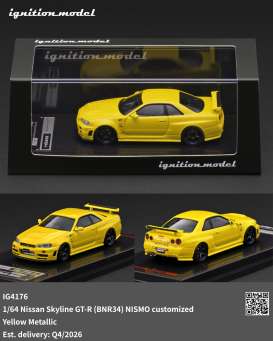 Nissan  - Skyline yellow metallic - 1:64 - Ignition - IG4176 - IG4176 | Toms Modelautos