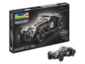 Jaguar  - SS 100 black - 1:32 - Revell - Germany - 07752 - revell07752 | Toms Modelautos