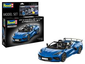 Corvette  - C8 Cabriolet blue - 1:25 - Revell - Germany - 67750 - revell67750 | Toms Modelautos