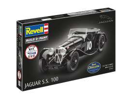 Jaguar  - SS 100 black - 1:32 - Revell - Germany - 77752 - revell77752 | Toms Modelautos