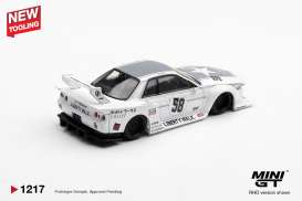 Nissan  - GTR (R32) 2025 white - 1:64 - Mini GT - MGT01217-BL - MGT01217-BL | Toms Modelautos