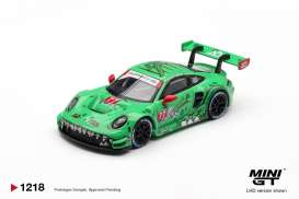 Porsche  - 911 2025 green - 1:64 - Mini GT - MGT01218-L - MGT01218L | Toms Modelautos