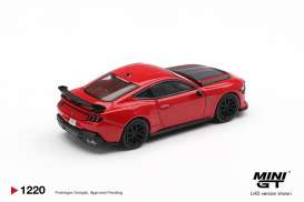 Ford  - Mustang 2025 red - 1:64 - Mini GT - MGT01220-BL - MGT01220-BL | Toms Modelautos