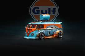 Volkswagen  - T1 orange/blue - 1:64 - Liberty64 - LB64-0002 - LB64-0002 | Toms Modelautos