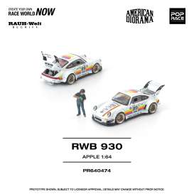 Porsche  - RWB 930 various - 1:64 - Pop Race Limited - PR640474 - PR640474 | Toms Modelautos