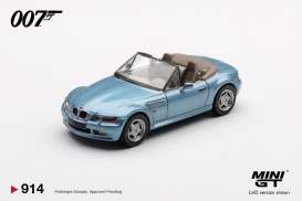 BMW  - Z3 1995 blue - 1:64 - Mini GT - MGT00914-007J - MGT00914-007J | Toms Modelautos