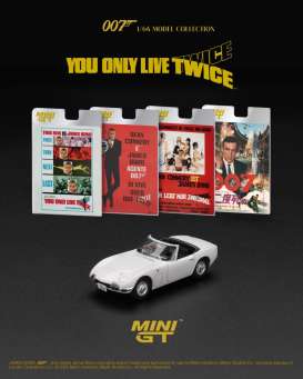 Toyota  - 2000GT 1967 white - 1:64 - Mini GT - MGT00915-007I - MGT00915-007I | Toms Modelautos