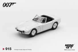 Toyota  - 2000GT 1967 white - 1:64 - Mini GT - MGT00915-007I - MGT00915-007I | Toms Modelautos
