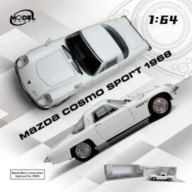 Mazda  - Cosmo Sport 1968 white - 1:64 - ModelModel - MM64-MCS-002 - MM64-MCS-002 | Toms Modelautos