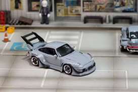 Porsche  - RWB 993 nardo grey - 1:64 - Street Weapon - STW261 - STW261 | Toms Modelautos