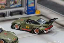Porsche  - RWB 993 matte green - 1:64 - Street Weapon - STW263 - STW263 | Toms Modelautos