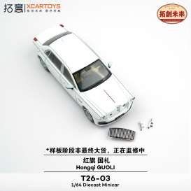 Honqi  - Guoli white - 1:64 - XCartoys - T26-03 - xcarT26-03 | Toms Modelautos