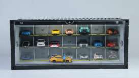 diorama Accessoires - Container parking 05 various - 1:64 - Black Box Diorama - MB400223 - MB400223 | Toms Modelautos