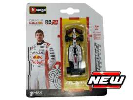 Red Bull Racing   - RB21 2025 white - 1:64 - Bburago - 58003VJ - bura58003VJ | Toms Modelautos