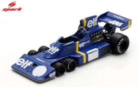 Tyrrell  - P34 Presentation 1975 blue - 1:43 - Spark - S7315 - spaS7315 | Tom's Modelauto's