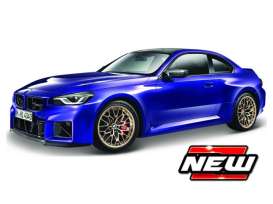 BMW  - M2 CS 2026 blue - 1:43 - Bburago - 18-30487 - bura30487 | Toms Modelautos
