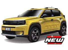 Fiat  - Panda EV yellow - 1:43 - Bburago - 18-30477 - bura30477 | Toms Modelautos