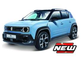 Renault  - 4 E-tech blue - 1:43 - Bburago - 18-30478 - bura30478 | Toms Modelautos