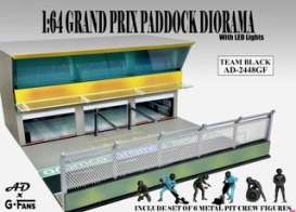 diorama  - Grand Prix Paddock Diorama *Te various - 1:64 - American Diorama - AD-2448 - AD-2448 | Toms Modelautos